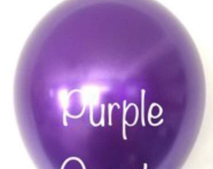 Purple Balloons | Purple Quartz Balloons | Purple Birthday Party Decor | Purple Bridal Shower Decor | Purple Baby Shower Decorations