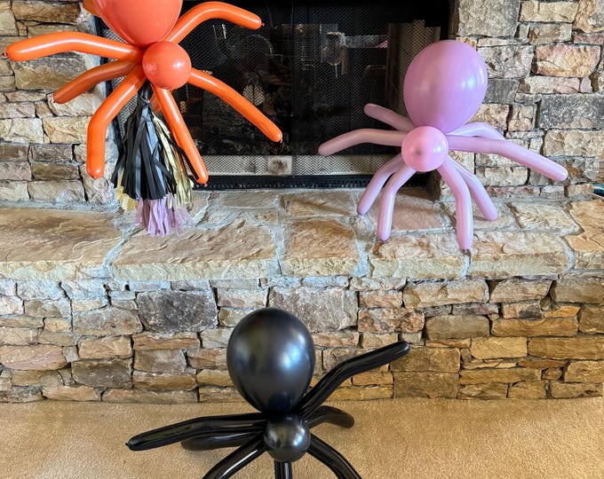 Boho Spider Balloons | Halloween Birthday  Little Boo is Due Baby Shower | Vibtage Halloween Balloons | Groovy Ghouls Birthday | Blush Hallo