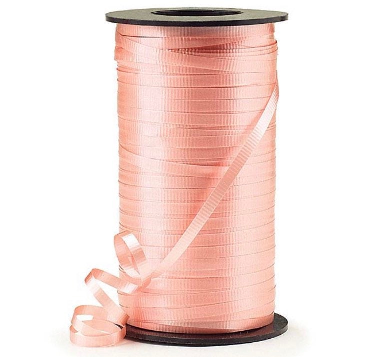 Peach Balloon Ribbon, Melon Balloon String