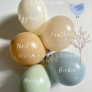 Little Birdie Balloons | One Silly Goose Birthday Party Decor |Woodland Birthday | Little Birdie Baby Shower | Balloons for Baby Block Boxes