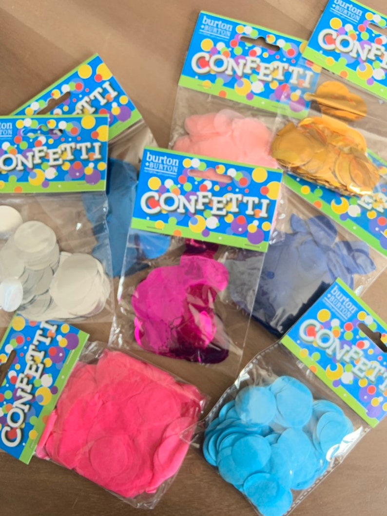 Light Pink Confetti Light Pink Gender Reveal Confetti Girl Etsy