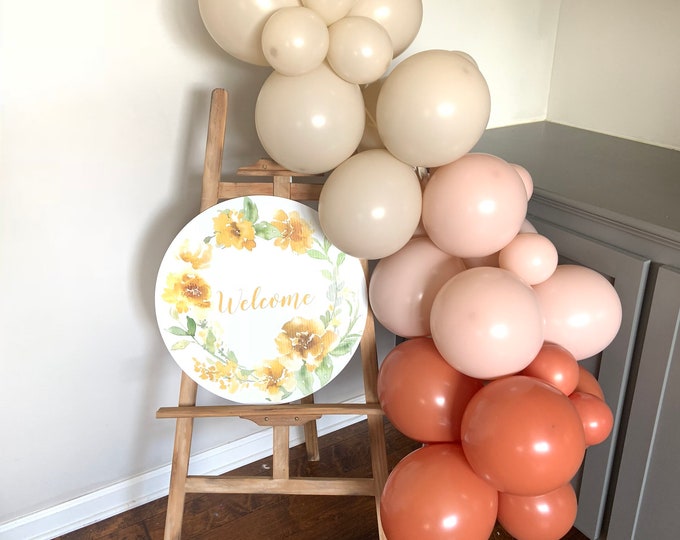 Terracotta and Blush Balloon Garland | Boho Birthday Party | Here Comes The Sun Baby Shower | Boho first Birthday