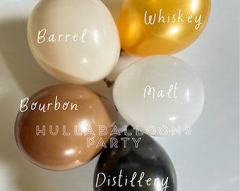 Aged to Perfection Balloons | Vintage Dude Birthday | Men’s 40th Birthday Party | Guys Birthday Balloons | Whiskey Birthday | Bourbon Birthd