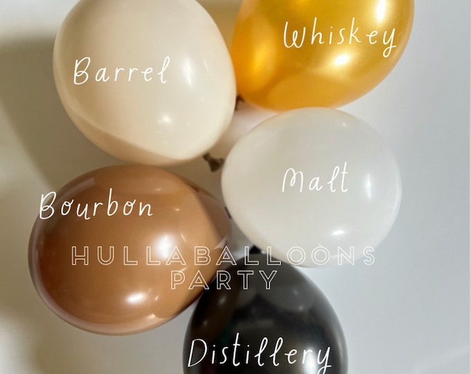 Aged to Perfection Balloons | Vintage Dude Birthday | Men’s 40th Birthday Party | Guys Birthday Balloons | Whiskey Birthday | Bourbon Birthd