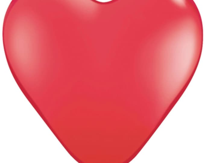 Mini Red Heart Balloons | 5” Latex Heart Balloons | Galentines Day Party Decor | Red Heart Birthday Balloons | Be Mine Valentine