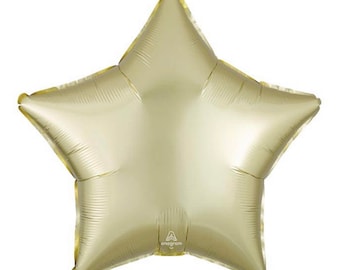 Twinkle Little Star Balloons | Ivory Star Balloon | Birthday Party Decor | Baby Shower Decor | Gender Neutral Baby Decor