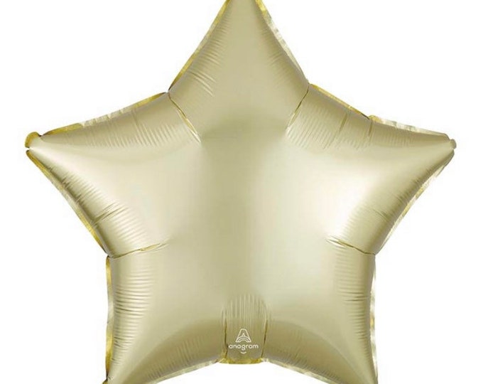 Twinkle Little Star Balloons | Ivory Star Balloon | Birthday Party Decor | Baby Shower Decor | Gender Neutral Baby Decor