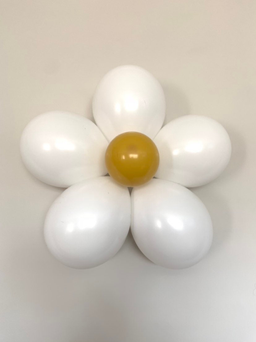 Small Daisy Balloons, Individual Flower Balloons