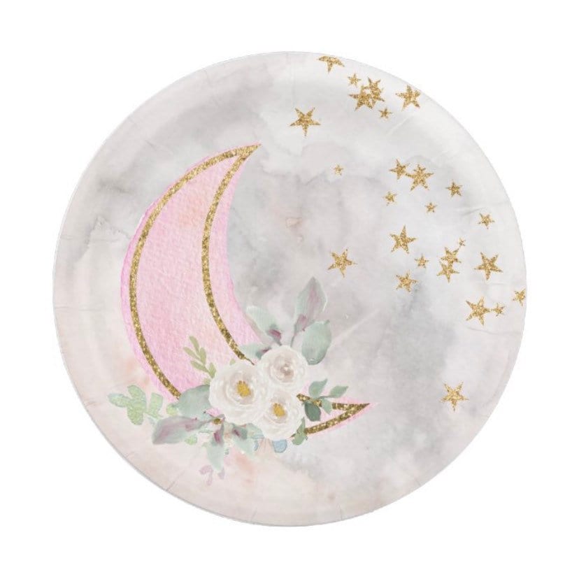 Paper Plate Moon & Star