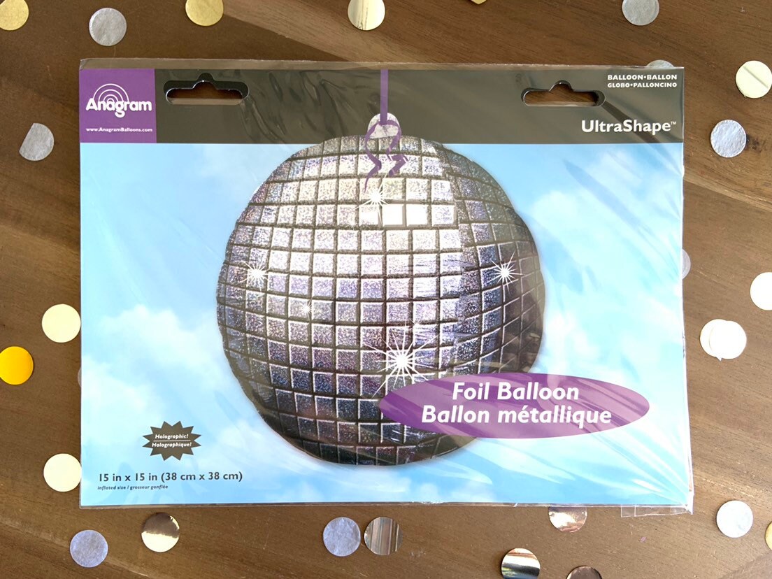 Disco Ball Balloon Disco Party Decor Dance Party Balloons