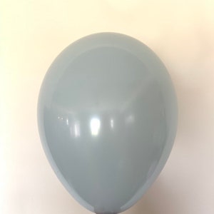 Fog Balloons Gray Blue Latex Balloons Gray Blue Birthday Party Decor ...