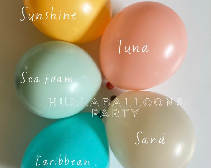 Beach Balloons | Surf’s Up Birthday | Baby on Board Baby Shower | Balloons for Baby Block Boxes | First Wipeout Birthday