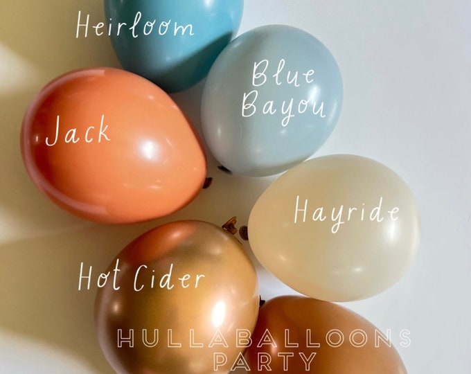 Blue Harvest Balloons | Blue Pumpkin Birthday | Little Pumpkin Baby Shower | Balloons for Baby Block Boxes | Fall in Love Bridal