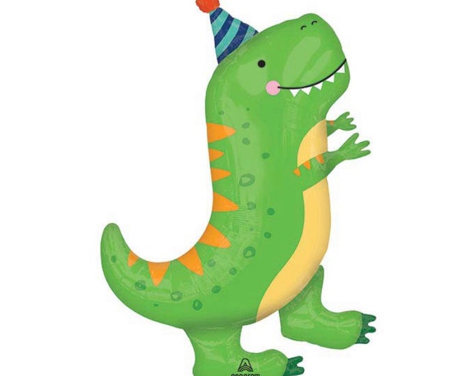 T Rex Balloons | Dinosaur Birthday Balloons | Dinosaur Party Decor | My Own Pet T-Rex Balloon  | Rawr