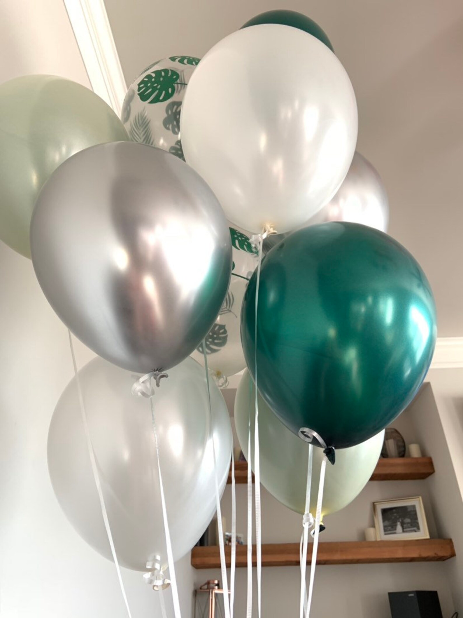 Sage Green Balloons Light Green Wedding Decor Silver Sage Etsy