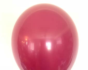 Sangria Balloons | Burgundy Latex Balloons | Burgundy Birthday Party Decor | Burgundy Bridal Shower Decor