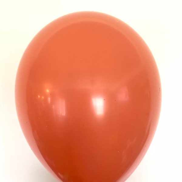 Burnt Orange Balloons | Fall Bridal Shower Decor | Deep Orange Balloons | Fall Baby Shower | Pumpkin First Birthday Party