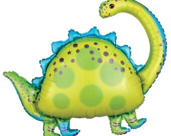 Globos de dinosaurio / Globos de cumpleaños de dinosaurio / Decoración de fiesta de dinosaurio / Globo de brontosaurio / Rawr / Globo de Babysaurus