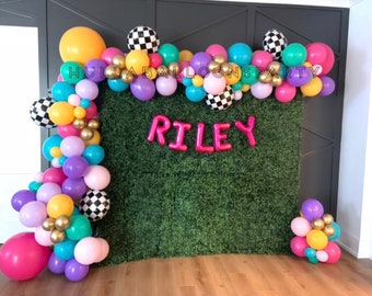 Mad Tea Party Balloon Garland | Let’s Partea Birthday Party | Fiesta Birthday | Fiesta Balloon Garland