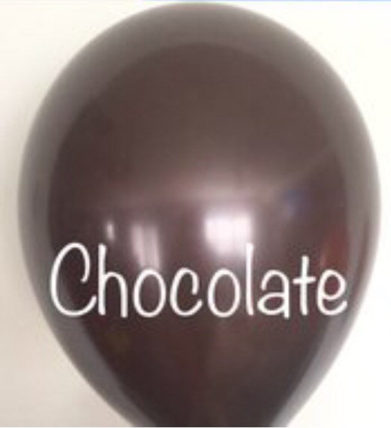 Chocolate Brown Balloons Brown Balloons Brown Wedding Etsy