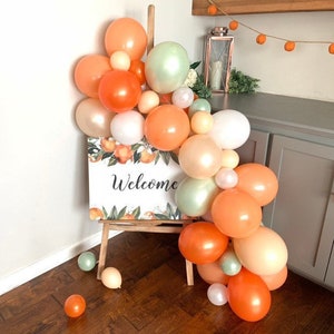 Little Cutie Ballongirlande | A Little Cutie Is On The Way Babyparty-Dekoration | Liebe ist süße Brautparty | Es ist süß, ein First Bi zu sein