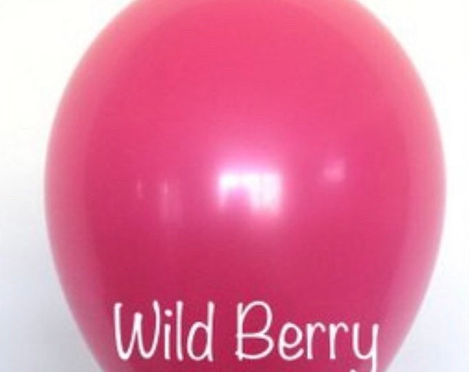 Wild Berry Balloons | Hot Pink Birthday Party Decor | Hot Pink Bachelorette Party Decor | Tropical Bridal Shower | Let’s Flamingle