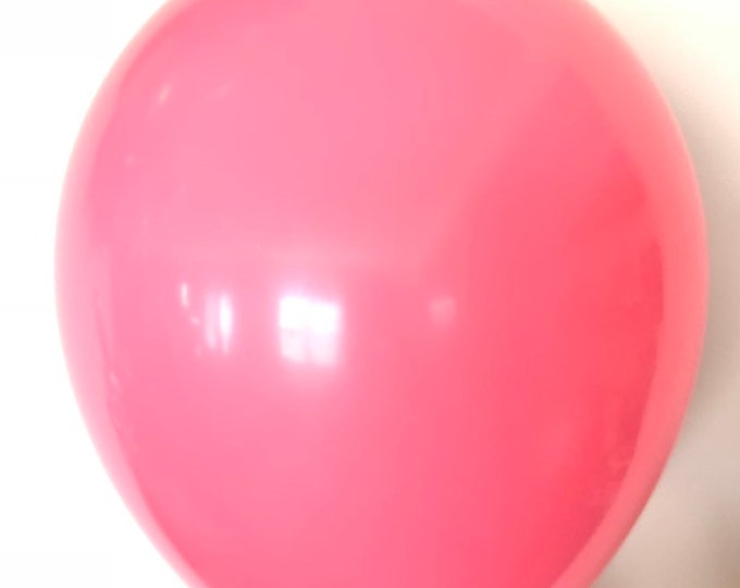 Rose Pink Balloons | Rose Latex Balloons | Rose Birthday Party Decor | Rose Bridal Shower Decor