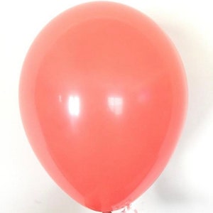 Coral Balloons | Coral Latex Balloons | Coral Birthday Party Decor | Coral Bridal Shower Decor | Tropical Bridal Shower | Let’s Flamingle