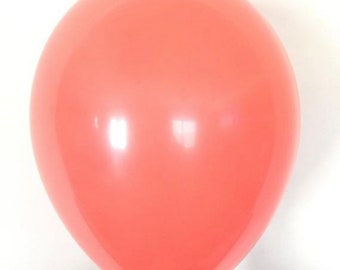 Coral Balloons | Coral Latex Balloons | Coral Birthday Party Decor | Coral Bridal Shower Decor | Tropical Bridal Shower | Let’s Flamingle