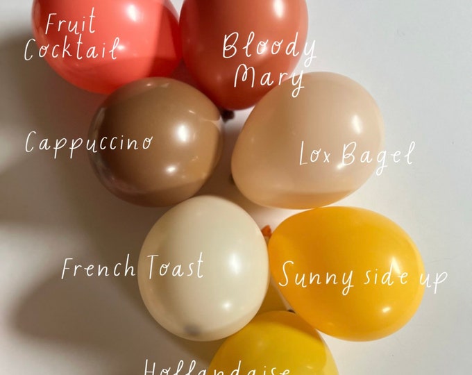 Let’s Do Brunch Balloons | Bridal Shower Brunch | Little Sunshine Baby Shower |Boho Birthday | Balloons for Baby Block Boxes