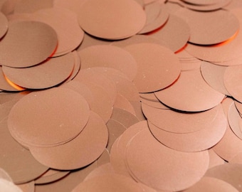Rose Gold Confetti | Rose Gold Balloon Confetti | Rose Gold Wedding Confetti | Rose Gold Bridal Shower Decor | Chrome Rose Gold Confetti
