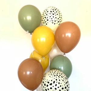 Safari Balloons | Cheetah Balloons | Safari Bridal Shower Decor | Safari Baby Shower | Jungle Birthday Balloons