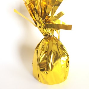 Gold Balloon Weight | Gold Weights | Balloon Weights | Gold Party Decor | Balloon Accessories | Gold Balloon Anchor