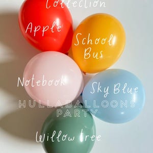 Back to School Balloons | School Photo Prop | Teacher Baby Shower | Teacher Birthday | Classroom Decor | Open House Balloons
