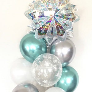 Baby It&#39;s Cold Outside Baby Shower Decor | Winter Baby Shower | Snowflake Balloons | Winter ONEderland Birthday Balloons