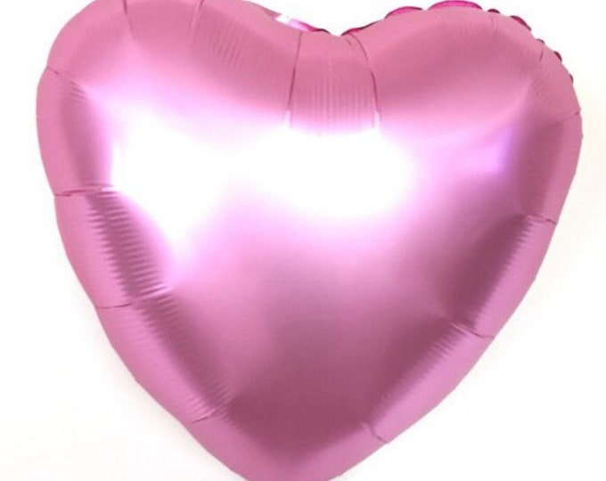 Pink Heart Balloons | Pink Mylar Heart Balloons | It’s A Girl Baby Shower Decor | Pink Bridal Shower | Valentine's Love