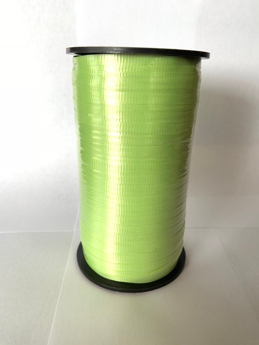 Celery Green Balloon Ribbon Green Balloon String Green 3/16