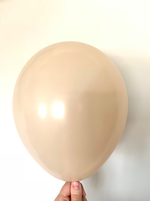 Ballons de sable blanc Ballons en latex beige Fête d'anniversaire