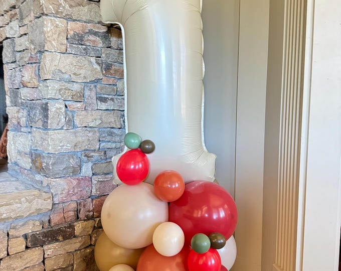 Sweet As Pie Balloon Tower Kit | Apple Pie First Birthday Balloons | Sweet to Be One Birthday | Apple Balloons | Warm & Cozy Fall Cutie Pie