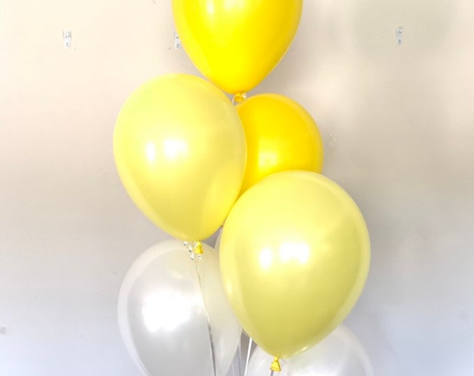 Yellow Balloons | Lemon Balloons | Citrus Balloons | Lemonade Balloons | Citrus Bridal Shower Decor | Lemonade First Birthday