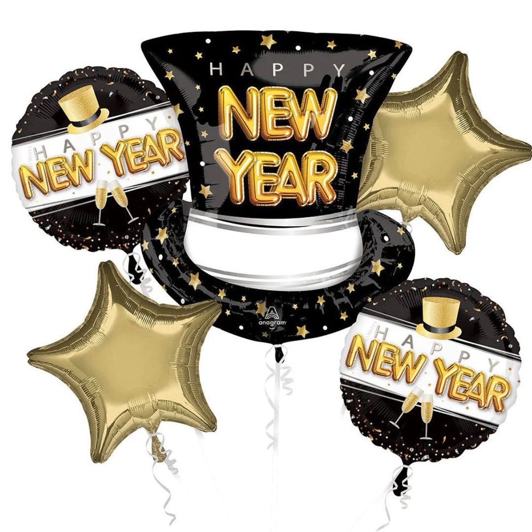 New Years Eve Balloons
 Happy New Year Balloons New Year s Eve Party Decor New Year s Eve