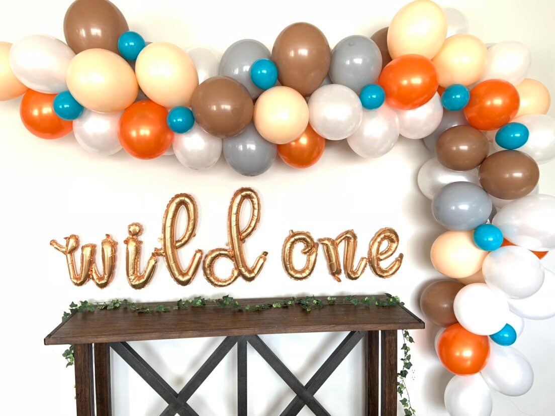 Woodland Baby Shower Woodland Fox Balloons Arch, Woodland