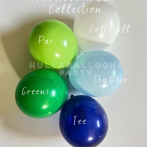 Hole in One Balloons | Golf Birthday | Golf Baby Shower | Balloons for Baby Block Boxes | Hole in One First Birthday | Little Caddie