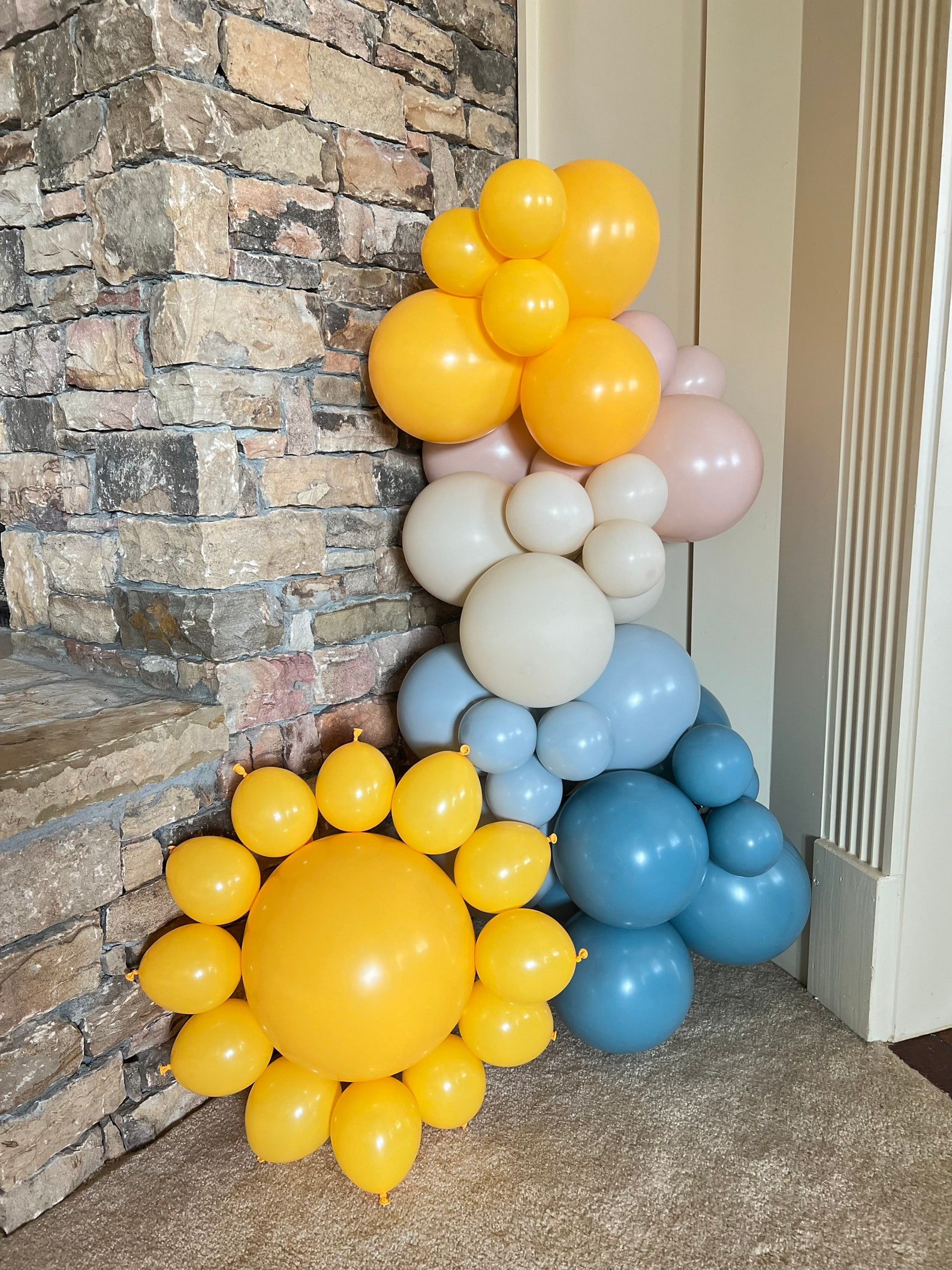 Little Sunshine Balloon Garland DIY Kit First Trip Around Etsy