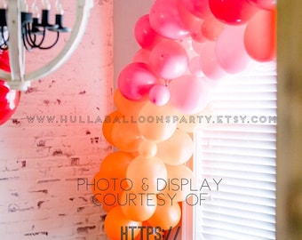 Red, Orange and Pink Balloon Garland | Love is Sweet Baby Shower | It's Sweet To Be One First Birthday