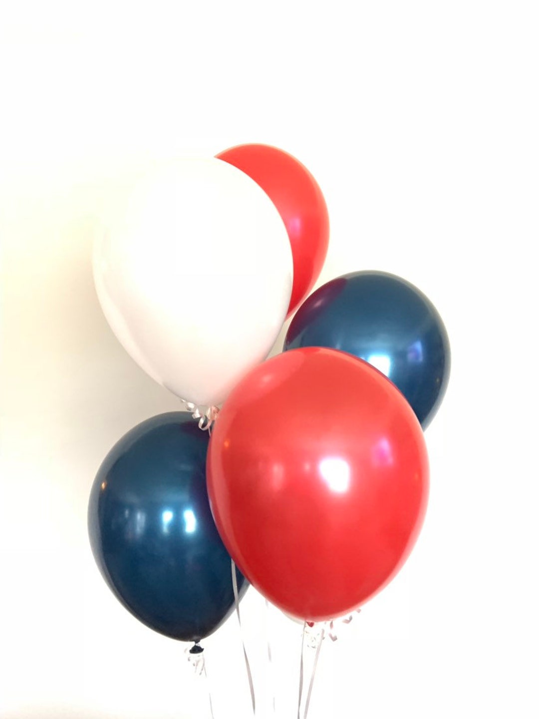 Partyrama Palloncini In Lattice Rosso Bianco Blu – 24 Pezzi Da 30 Cm – Ideali Per Feste A Tema Inglese E Festa Della Repubblica