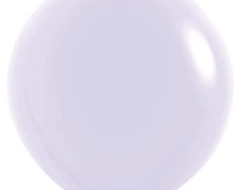 Jumbo Matte Purple Balloons | 24" Light Purple Balloon | Large Purple Balloons | Lavender Bridal Shower Decor | Pastel Halloween