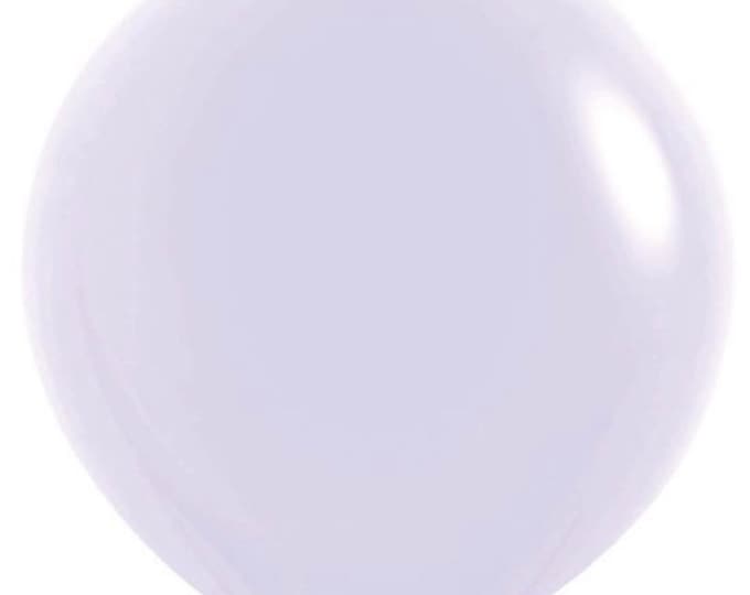 Jumbo Matte Purple Balloons | 24" Light Purple Balloon | Large Purple Balloons | Lavender Bridal Shower Decor | Pastel Halloween