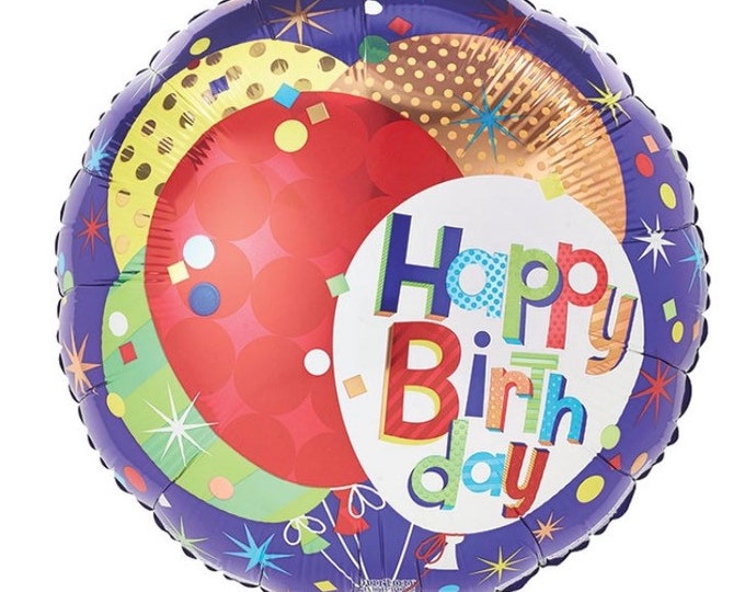 Happy Birthday Balloons | Drive by Birthday Party Decor | Boy Birthday Balloons | Gender Neutral Birthday Balloons