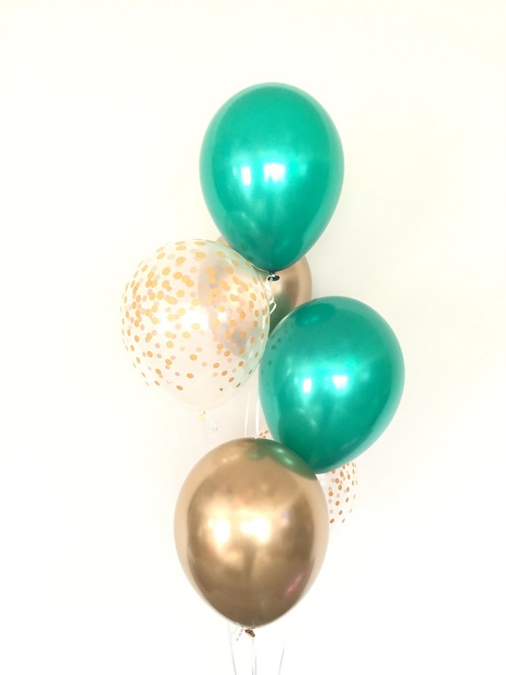 10 Ballons Vert sapin Nacré Ø48cm pour l'anniversaire de votre